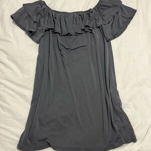 Off the shoulder ruffle dress